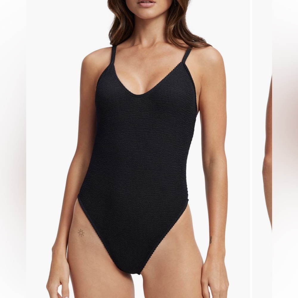 Good American Always Fits One-Piece Swimsuit in Black Size 5/6 1XL